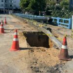 Sábado (13) terá nova interdição na Ponte do Guarani para instalação de tubulação