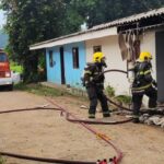 Fogo em residência é controlado após quase duas horas de trabalho em Gaspar