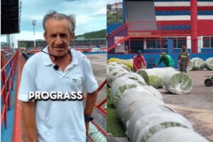 VÍDEO: Prograss detalha etapas da obra do novo gramado do Estádio Augusto Bauer