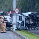 Três pessoas morrem em grave acidente na BR-470