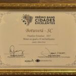 Prêmio Band Cidades Excelentes 2025: Botuverá se destaca na categoria Saúde e Bem-Estar