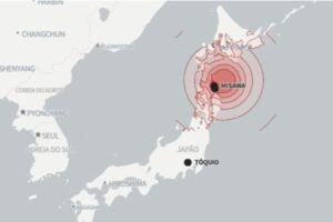 Terremoto de magnitude 7,6 atinge o Japão e provoca alerta de tsunami