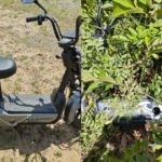 PM de Brusque encontra bicicleta elétrica furtada em mata