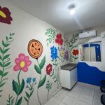Arte que acolhe: alunas transformam sala de espera do Hospital de Guabiruba