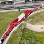 Passagem de carga superdimensionada causará lentidão nas BRs-470 e 101 nesta quarta