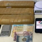 PM apreende cerca de três quilos de maconha na Rod. Ivo Silveira