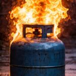 Homem provoca incêndio ao explodir botijão de gás durante surto em Blumenau