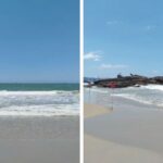 Corpo de Bombeiros realiza buscas aéreas e subaquáticas após afogamento em Itajaí; VÍDEO