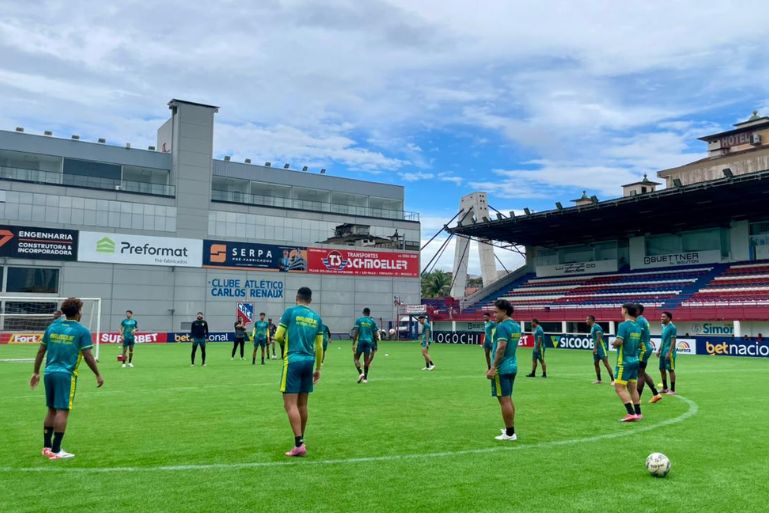 Brusque FC encerra preparação para duelo contra o Carlos Renaux pelo Catarinense