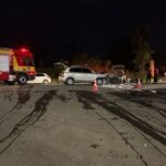 Colisão frontal deixa ferido grave e três pessoas hospitalizadas em Timbó