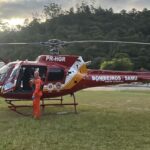 Criança fica ferida após tombamento de trator no interior de Vidal Ramos