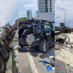 Colisão múltipla mobiliza bombeiros e deixa vítimas na BR-101 em SC