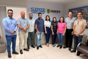 Equipe do Samae de Brusque visita Samae de Jaraguá do Sul