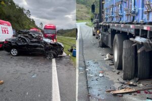 Grave acidente na BR-470 deixa cinco vítimas em Ilhota