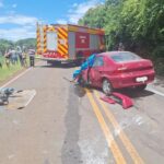 Acidente na SC-480 deixa um morto e quatro feridos no Oeste de SC