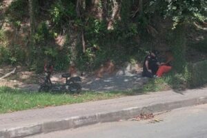 Agentes da GTB prestam apoio a mulher que relatou mal-estar na região da Primeiro de Maio