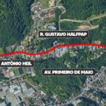 Reabertura da rua Gustavo Halfpap é adiada para sábado (31) em Brusque