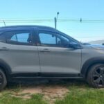 Engavetamento envolve veículo com placas de Brusque em SJB