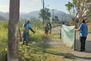 Brusque realiza grande força-tarefa de roçada em vários bairros