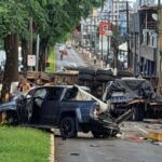 VÍDEO: Grave acidente com caminhão desgovernado envolve vários veículos em Chapecó