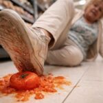 Mercado de SC é condenado a indenizar cliente que caiu após escorregar em tomate