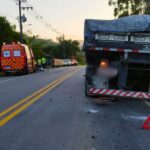 ATUALIZAÇÃO: Motociclista, vítima de acidente, apresentava fraturas nas pernas e braços
