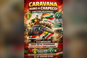 Torcida do Brusque organiza caravana para semifinal contra a Chapecoense