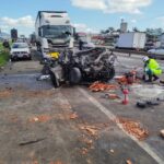 Vídeo mostra momento exato de acidente fatal na BR-101 em Itajaí