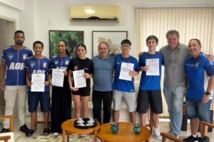 Secretaria de Esportes realiza assinaturas dos contemplados com a Bolsa-Atleta 2026