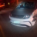 Colisão entre carro e caminhão deixa motorista ferido na Rod. Gentil Batistti Archer