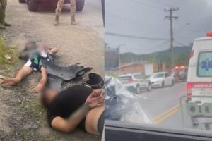 PM recupera BMW furtada e prende dois homens em Brusque