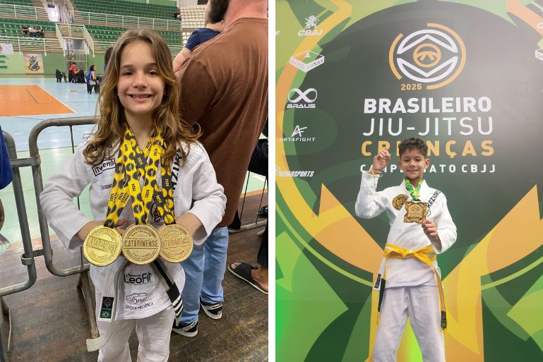 Atletas de Brusque preparam-se para disputar Campeonato Europeu Kids de Jiu-Jitsu
