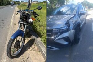 Dois veículos com placas de Brusque se envolvem em acidente grave na SC-486