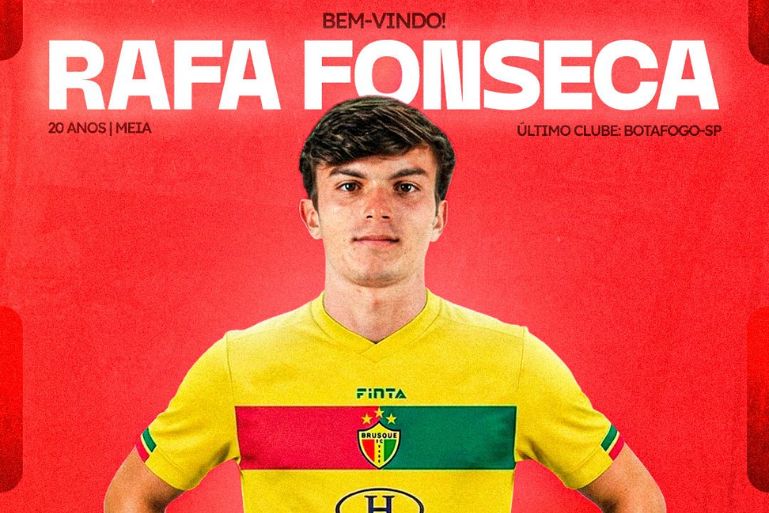 Brusque FC anuncia contratação do meia Rafa Fonseca