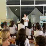 Alunos participam de ação de educação ambiental com o Samae em Brusque