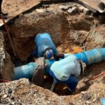 Ação integrada entre Obras e Samae garante reparo rápido em rede após rompimento