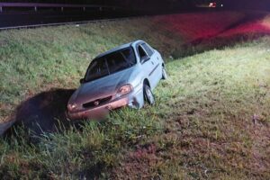 Duas pessoas ficam feridas após saída de pista na BR-470