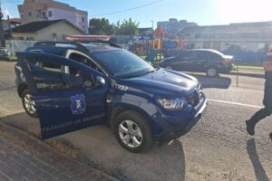 GTB auxilia no resgate de criança presa dentro de veículo em Brusque