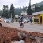 Rompimento pode afetar abastecimento na região da Primeiro de Maio