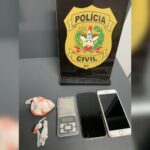 VÍDEO: Polícia Civil apreende cocaína e prende suspeito por tráfico em Brusque