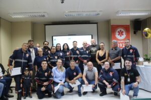 Samu Brusque recebe homenagem pelos 20 anos de atuação em Brusque