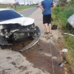 Atualização: adolescente e mulher ficam feridos após colisão em Brusque
