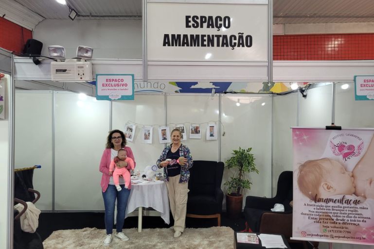 Instituto Catarinense Anjos do Peito participa da FIP Baby