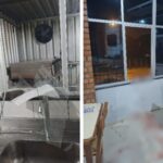 Homem em surto quebra janelas de conveniência em posto de combustíveis no Vale