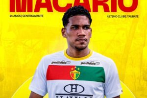 Brusque anuncia centroavante Macário para a Série C do Brasileiro