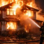 Casa é incendiada após briga por aluguel em Blumenau; ex-inquilino é preso