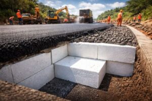 Obra da Rod. Antônio Heil conta com isopor para antecipar entrega; entenda