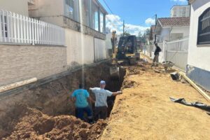 Via em Santa Rita passa por importante obra de drenagem