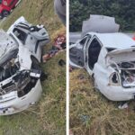 Capotamento na BR-470 deixa três adolescentes feridas em Ilhota