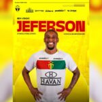 Brusque FC SAF anuncia reforço de Jeferson para a Série C